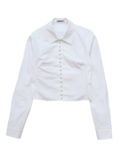  Ambush Pearl-button Shirt - White 