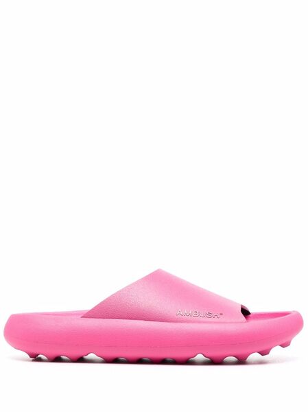  Ambush Side Logo-print Slides - Pink 