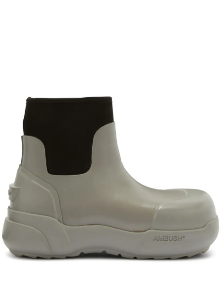 Ambush Square-toe Ankle Boots - Grey 