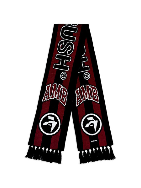  Ambush Striped Logo Scarf - Black 