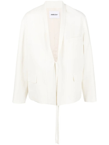  Ambush Tie-front Jacket - White 