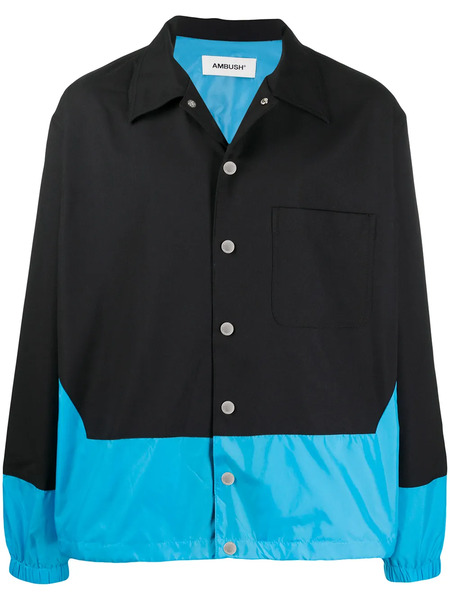  Ambush Two-tone Buttoned Jacket - Black 