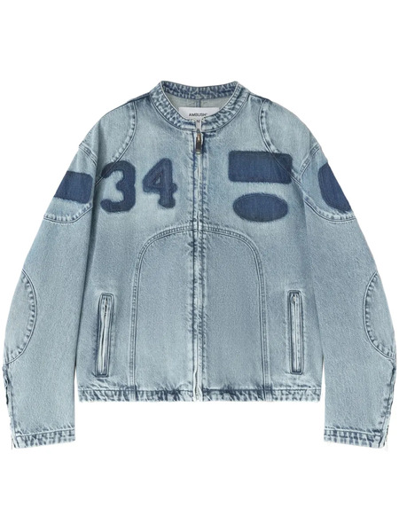  Ambush Varsity-style Denim Jacket - Blue 