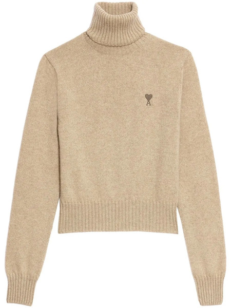  Ami Paris Ami De Coeur Sweater - Neutrals 