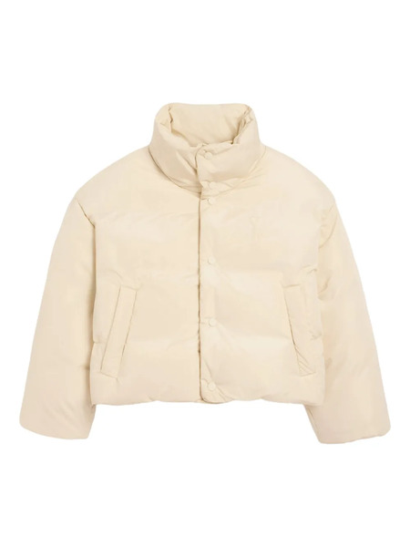  Ami Paris Ami De Coeur Taffetas Jacket - Neutrals 