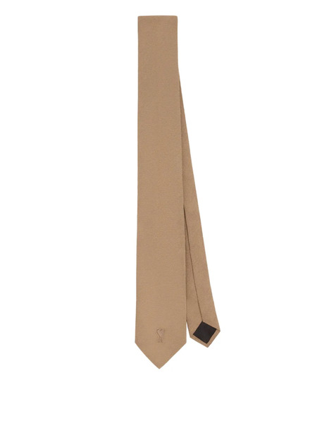  Ami Paris Ami De Coeur Tie - Brown 