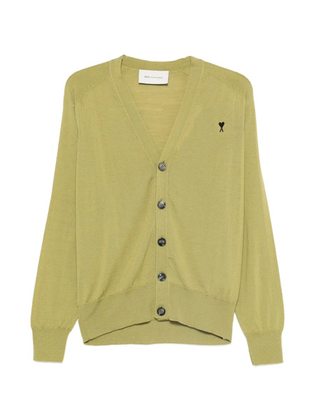  Ami Paris Button-up Cardigan - Green 