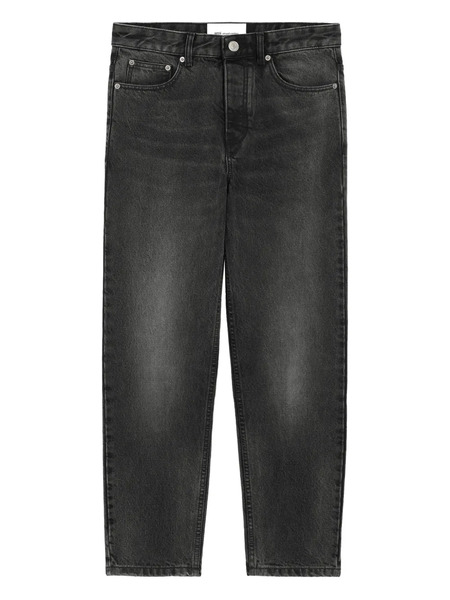  Ami Paris Buttoned Cotton Jeans - Grey 