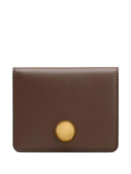 Ami Paris Carrousel Leather Wallet - Brown 