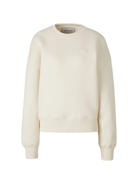  Ami Paris Cotton Sweater - Neutrals 