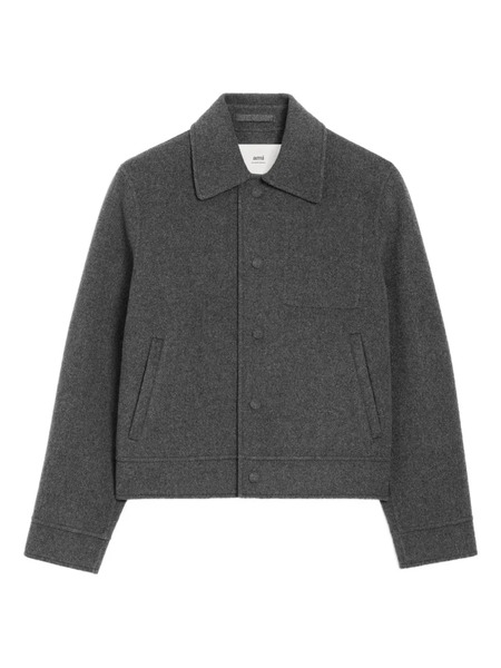  Ami Paris De Coeur Monogram Grey Jacket 