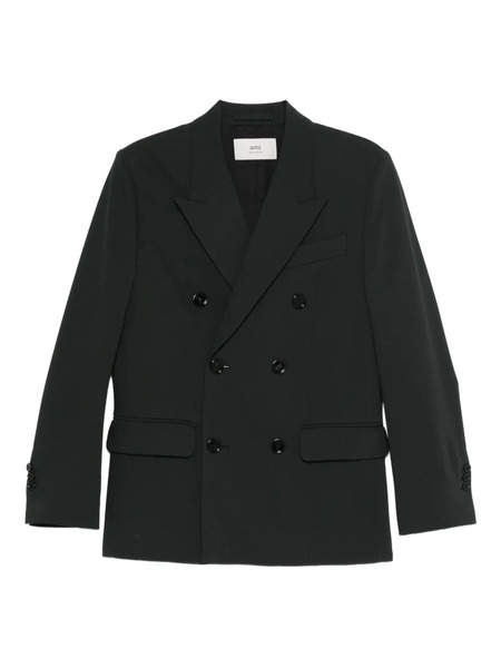  Ami Paris Double-breasted Blazer - Grey 