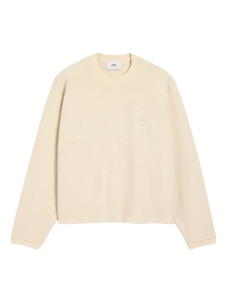  Ami Paris Embroidered Sweatshirt - Neutrals 