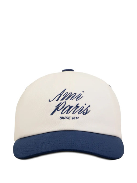  Ami Paris Embroidery Cap - Neutrals 