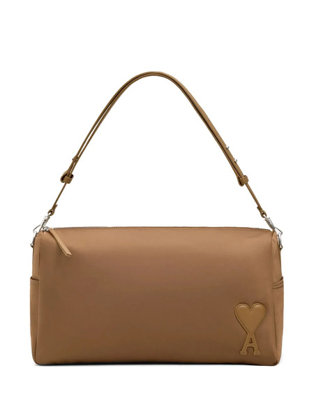 Ami Paris Large Marcel Shoulder Bag - Brown 