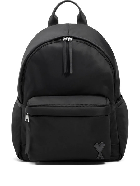  Ami Paris Marcel Backpack - Black 