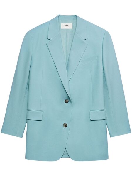  Ami Paris Oversize Single-breasted Blazer - Blue 