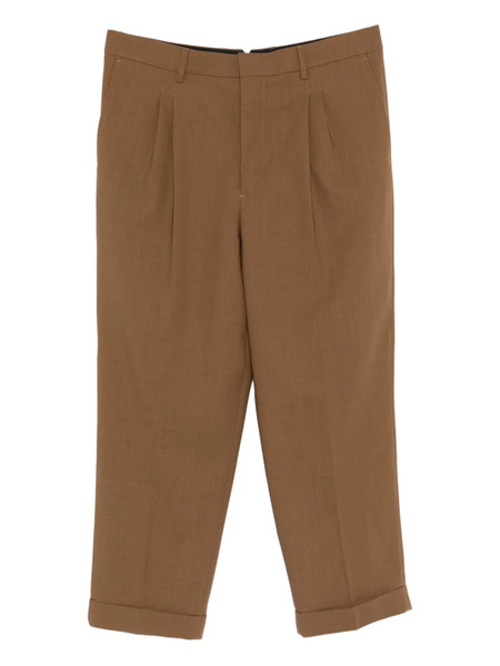  Ami Paris Pleated Pants - Brown 