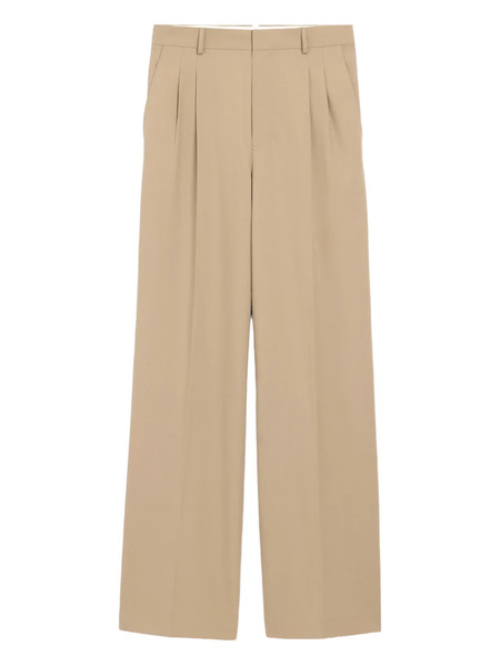  Ami Paris Pleated Trousers - Neutrals 