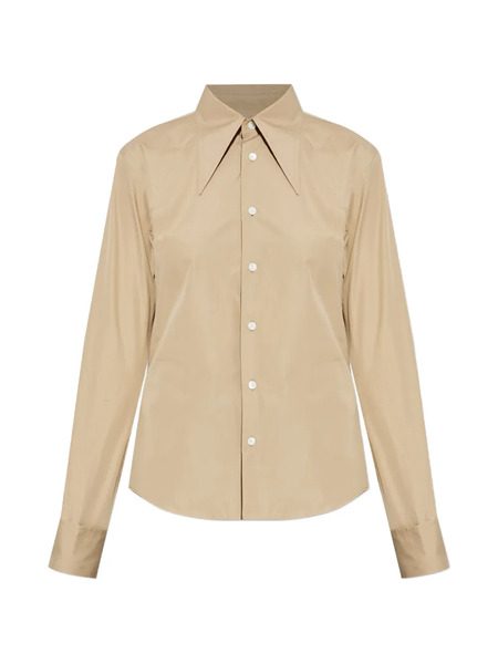  Ami Paris Point-collar Shirt - Neutrals 