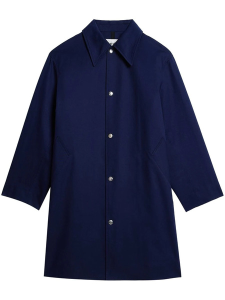  Ami Paris Press-stud Shirt Coat - Blue 