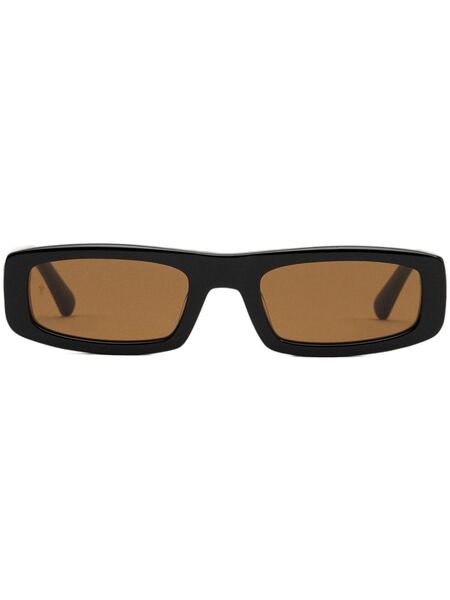  Ami Paris 75010 Rectangle-frame Sunglasses - Black 