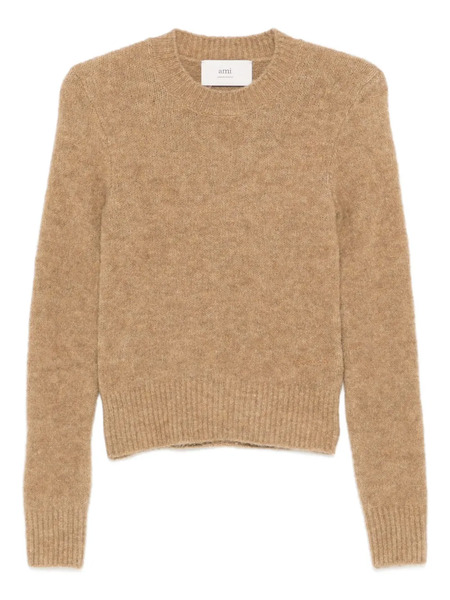  Ami Paris Round-neck Sweater - Neutrals 