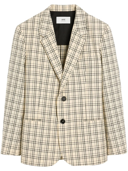  Ami Paris Semi-lined Blazer - Neutrals 