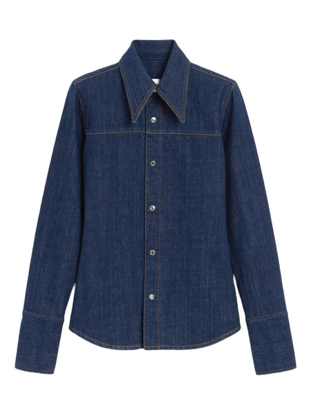  Ami Paris Sharp Collar Shirt - Blue 