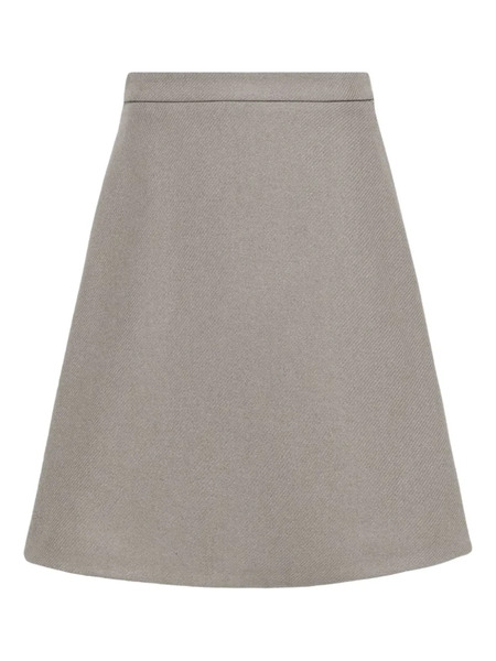  Ami Paris Side-pockets Midi Skirt - Green 