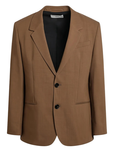  Ami Paris Single-breasted Blazer - Brown 