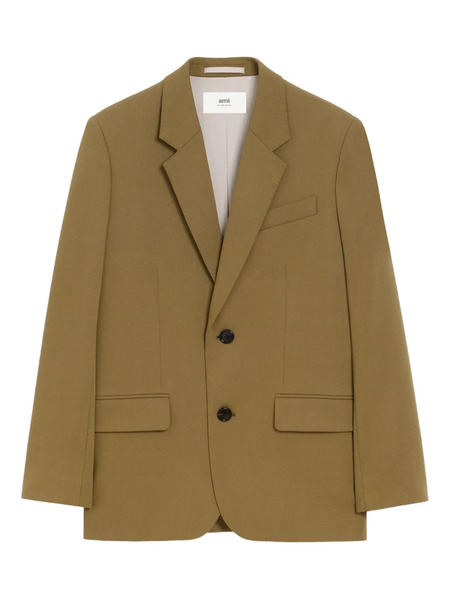  Ami Paris Single-breasted Blazer - Green 