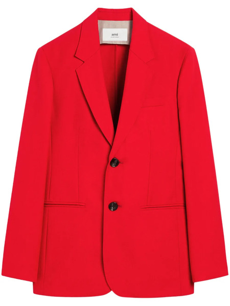  Ami Paris Single-breasted Blazer - Red 