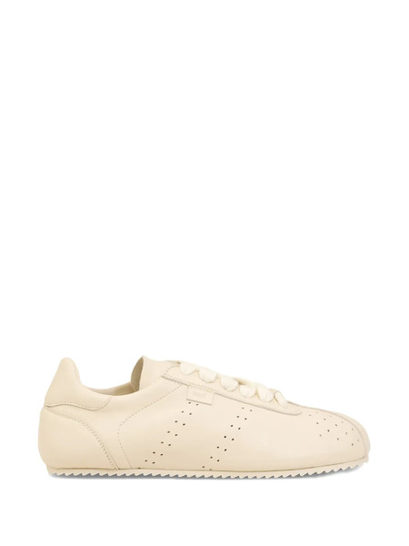  Ami Paris Soft Leather Low-top Sneakers - Neutrals 