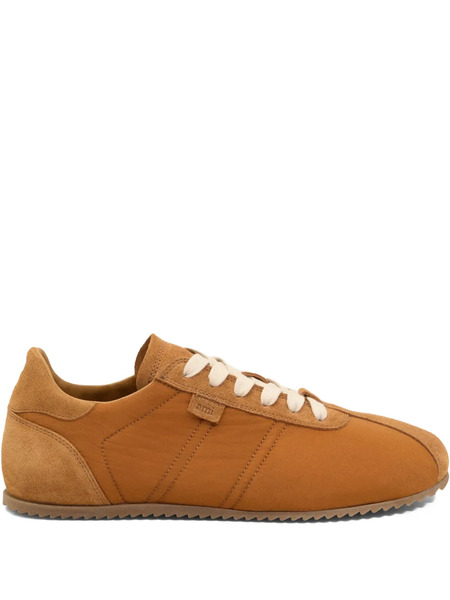 Ami Paris Soft Suede Panel Sneakers - Brown 