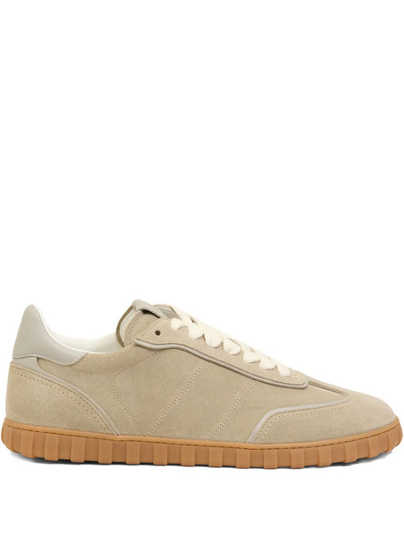  Ami Paris Step Leather Low-top Sneakers - Neutrals 