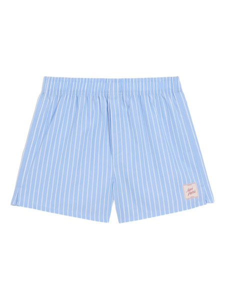  Ami Paris Striped Woven Boxers - Blue 