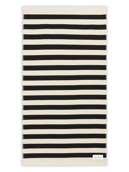  Ami Paris Stripes Beach Towel - Neutrals 
