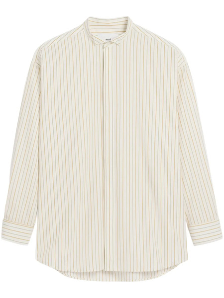  Ami Paris Wingtip-collar Shirt - White 