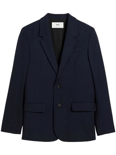  Ami Paris Wool Blazer - Blue 