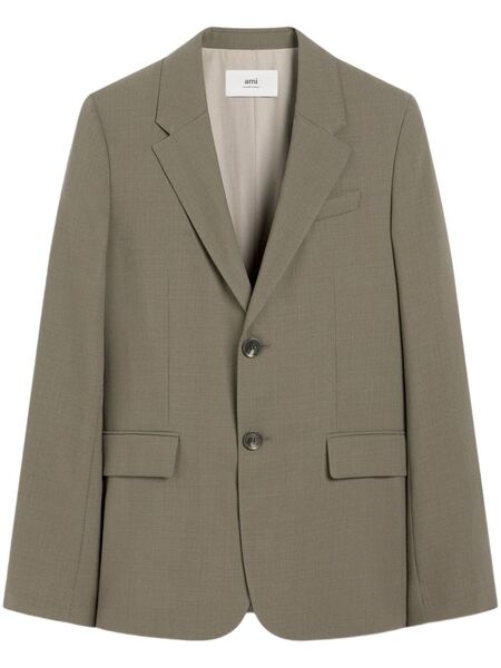  Ami Paris Wool Blazer - Grey 