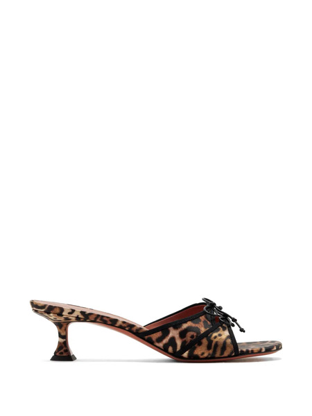  Amina Muaddi 45mm Eleonora Mules - Neutrals 