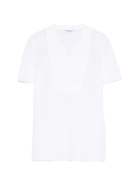  Amina Rubinacci Venezia V-neck Blouse - White 