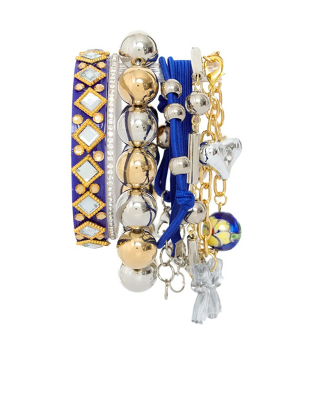  Amir Slama Beaded Bracelet - Blue 
