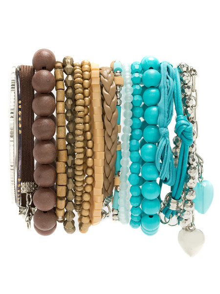  Amir Slama Bracelets Set - Blue 