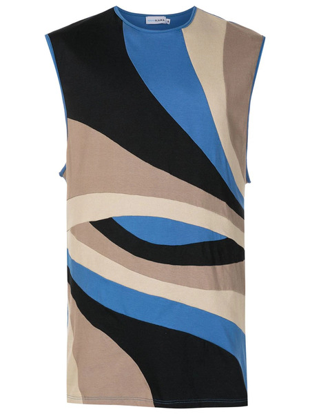  Amir Slama Colour-block Panelled Tank Top - Neutrals 