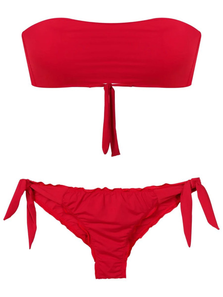  Amir Slama Gathered-detailing Bandeau Bikini 