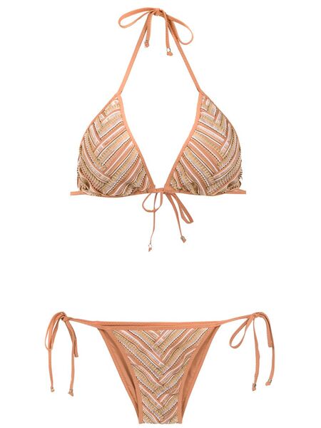  Amir Slama Graphic-print Bikini - Neutrals 