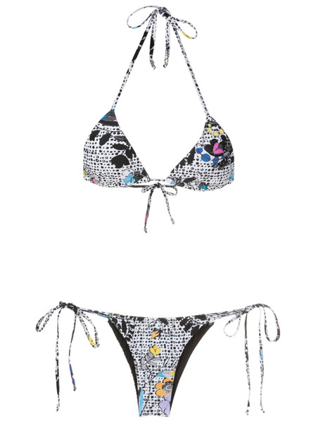  Amir Slama Graphic-print Bikini Set - Multicolour 