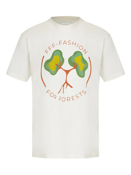  Amir Slama Graphic T-shirt - Neutrals 
